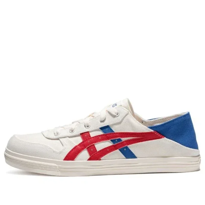 Aaron Slip-On « White Red Blue »