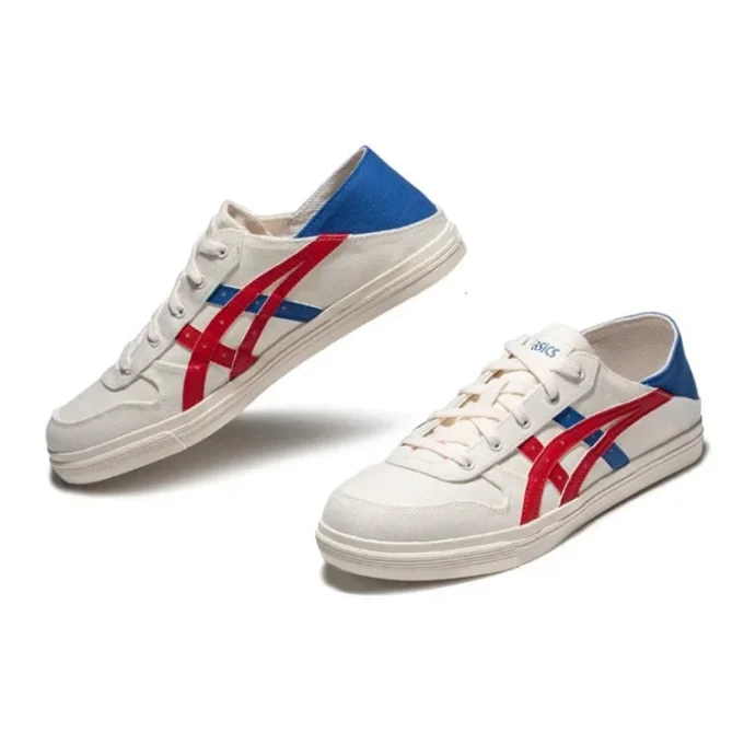 Aaron Slip-On « White Red Blue »