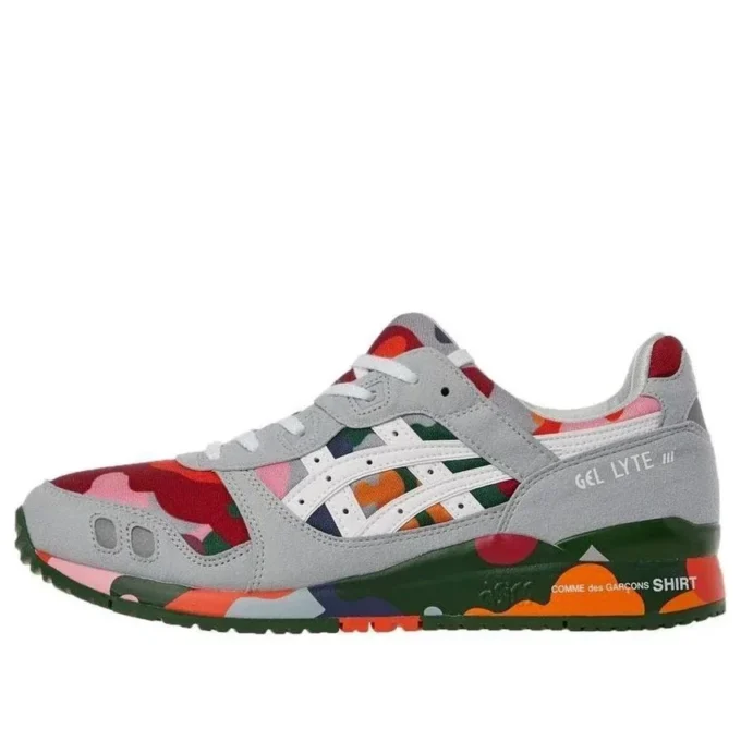 Asics x COMME des GARCONS Shirt Gel-Lyte 3 « Grey Red Multicolor »
