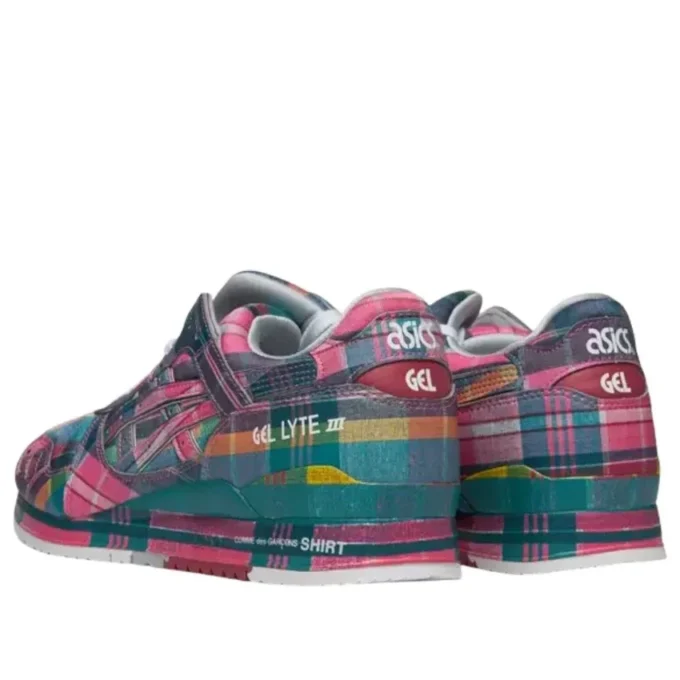 Asics x COMME des GARCONS SHIRT Gel-Lyte III « 07 Remastered » « Pink Plaid »