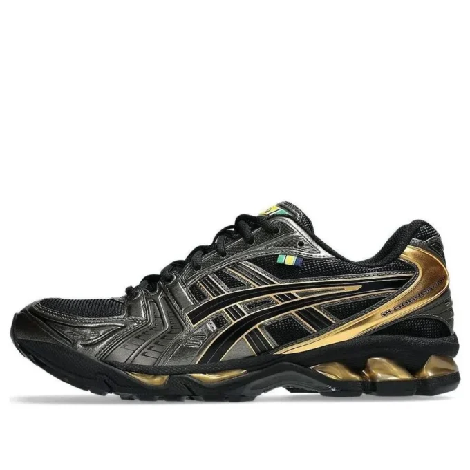 Asics x SENNA Gel-Kayano 14 « Black Pure Gold »