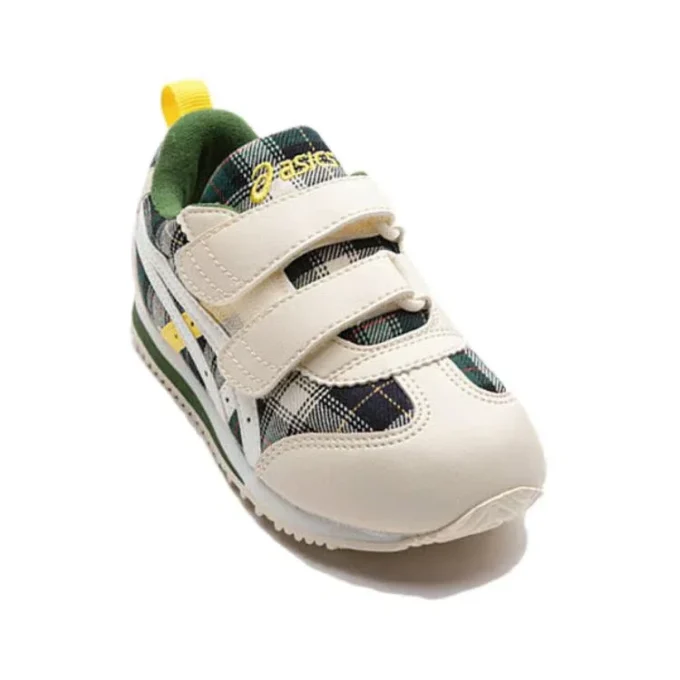 Baskets Cotla « White Plaid Print »