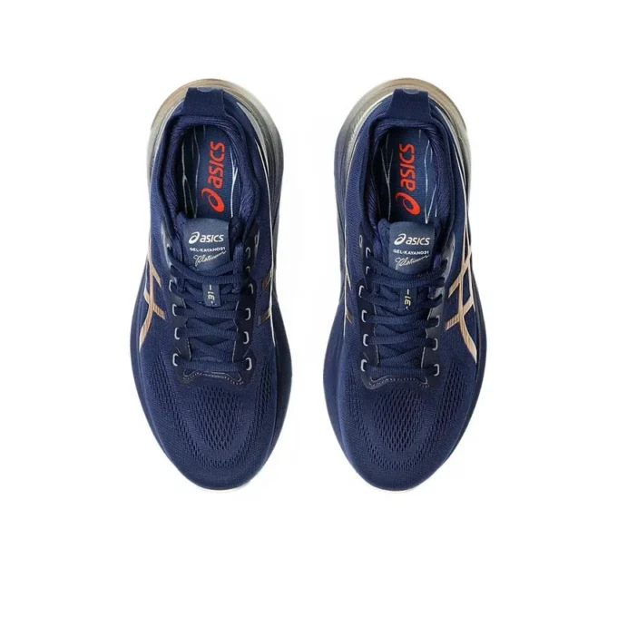 Baskets Gel-Kayano 31 « Navy Gold Silver »