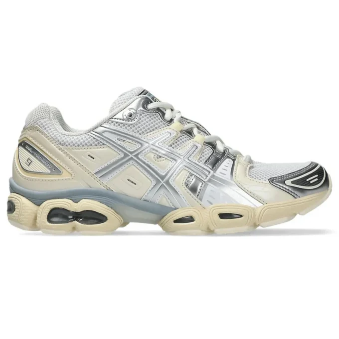 Baskets Gel-Nimbus 9 « White Pure Silver »