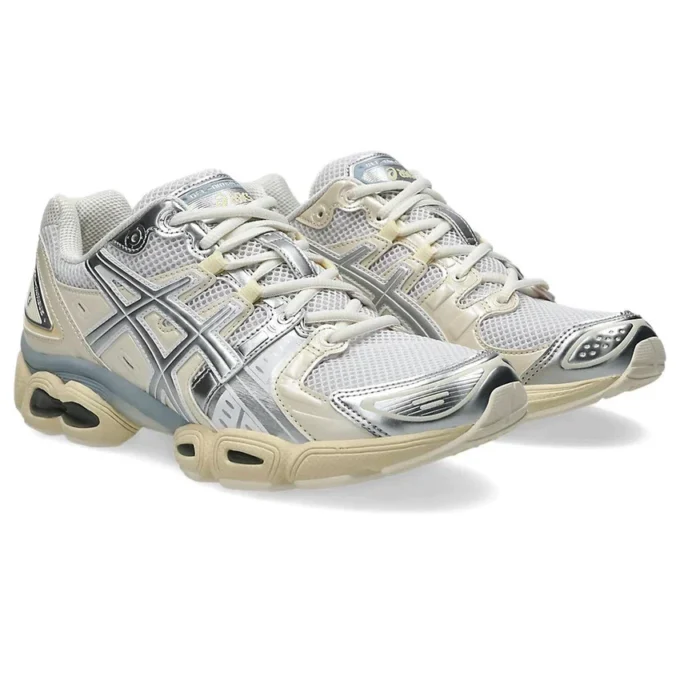 Baskets Gel-Nimbus 9 « White Pure Silver »
