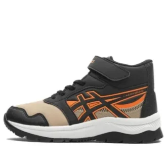 Baskets hauts LAZERBEAM « Black Orange Beige »