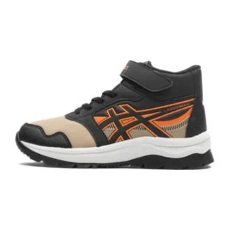 Baskets hauts LAZERBEAM « Black Orange Beige »