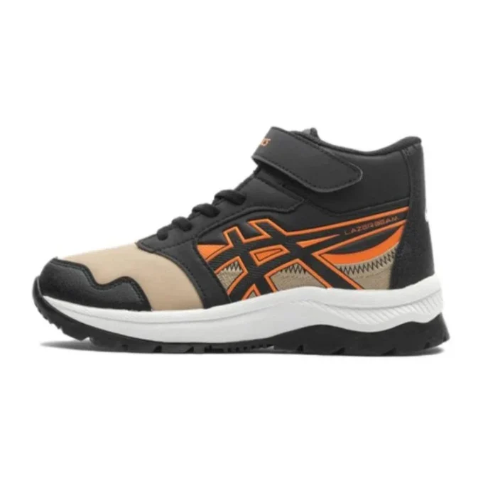Baskets hauts LAZERBEAM « Black Orange Beige »