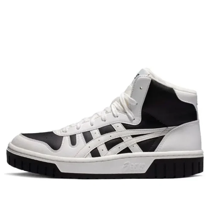 Baskets à talons hauts unisexes Court Mz-Hi Blanc/Noir