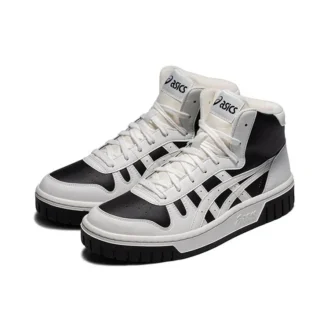 Baskets à talons hauts unisexes Court Mz-Hi Blanc/Noir
