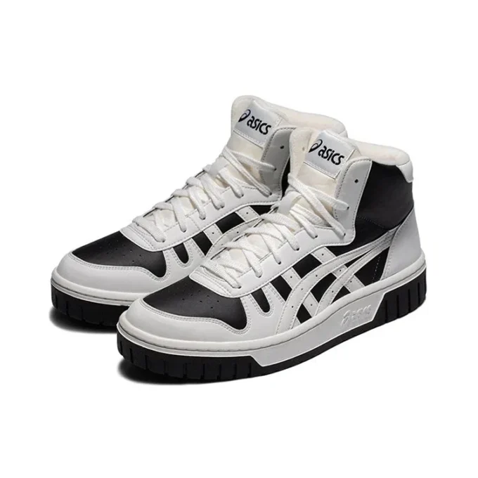 Baskets à talons hauts unisexes Court Mz-Hi Blanc/Noir