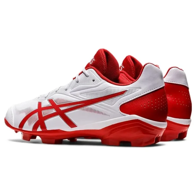 Chaussures de baseball à crampons Star Shine III « Blanc Rouge »