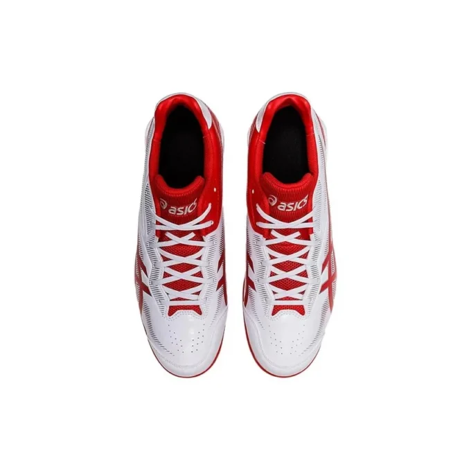 Chaussures de baseball à crampons Star Shine III « Blanc Rouge »