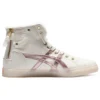 Chaussures de basket-ball Double Clutch Fleece Retro High Board, blanc lait/doré