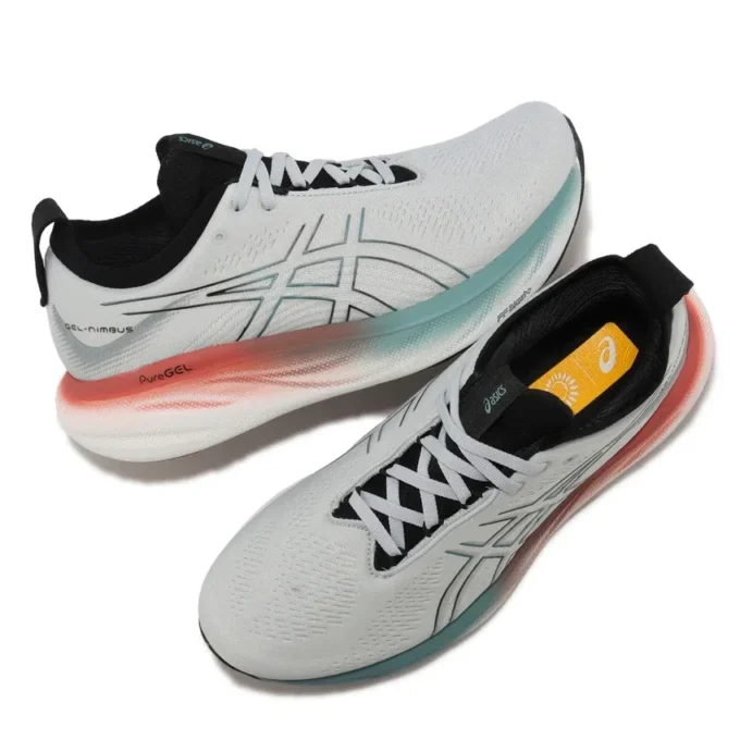 Chaussures Gel-Nimbus 25 « Gris Blanc Noir »