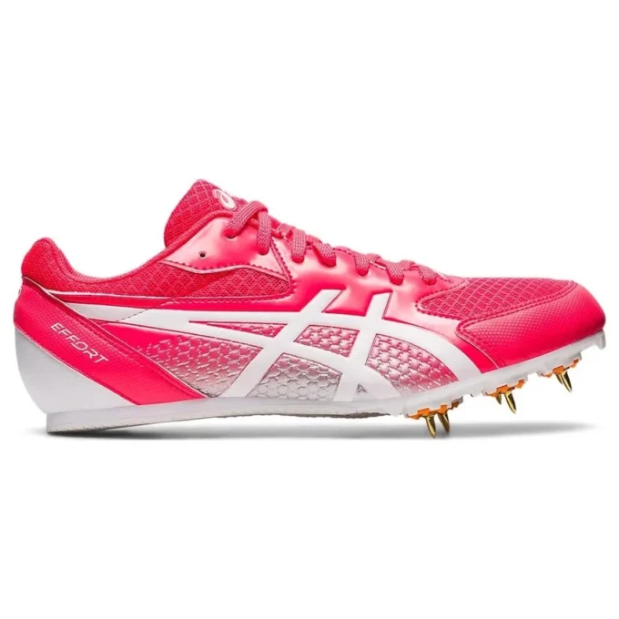 Chaussures à pointes d&rsquo;athlétisme Effort 13 « Bright Pink White »