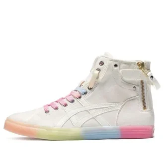 Double Clutch Milk White Retro Casual High Board Chaussure « White Pink »