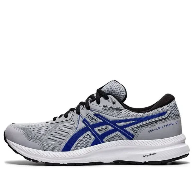 Gel-Contend 7 4E « Gris Piémont/Bleu Asics »