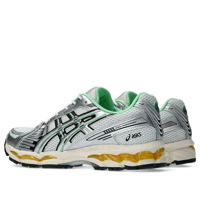 Gel-Kayano 12.1 « Silver Green Orange »