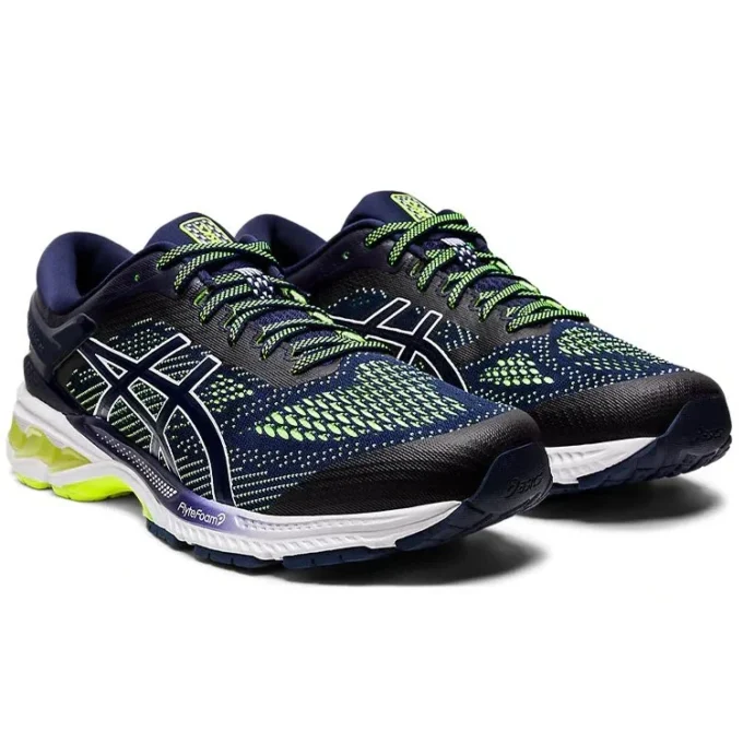 Gel-Kayano 26 « Peacoat Safety Yellow »