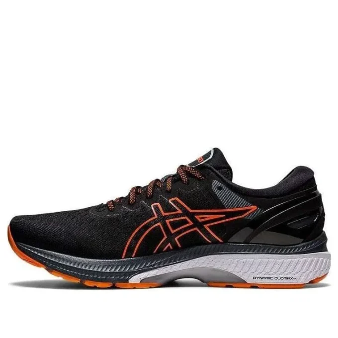 Gel-Kayano 27 4E Wide « Black Marigold Orange »