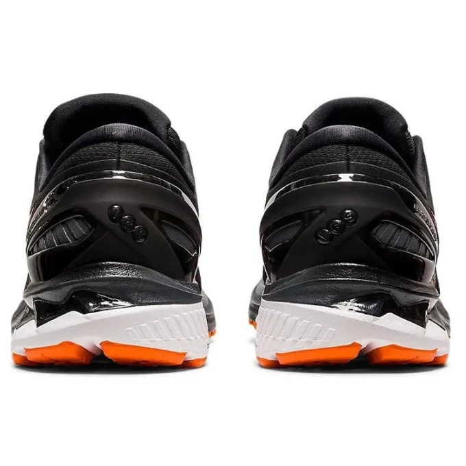 Gel-Kayano 27 4E Wide « Black Marigold Orange »