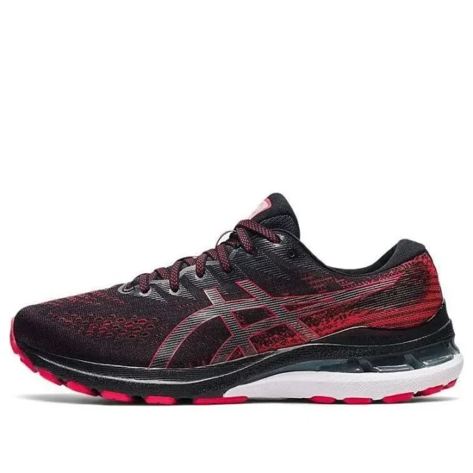 Gel-Kayano 28 4E Wide « Black Electric Red »