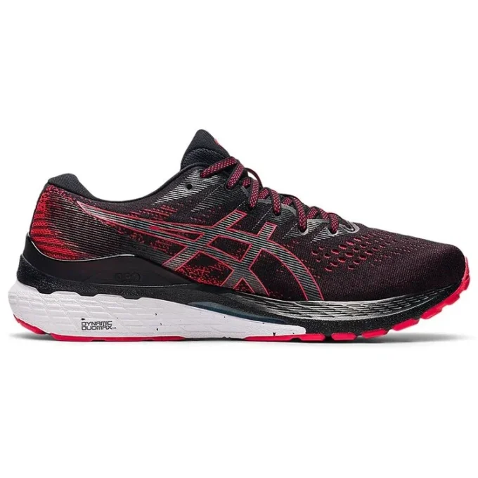 Gel-Kayano 28 4E Wide « Black Electric Red »