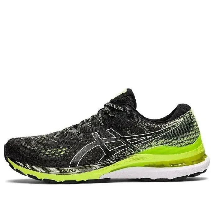 Gel-Kayano 28 « Noir Vert Hazard »