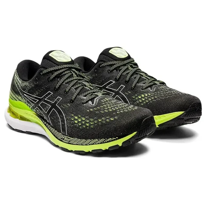Gel-Kayano 28 « Noir Vert Hazard »