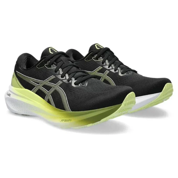Gel-Kayano 30 Extra Wide « Black Glow Yellow »