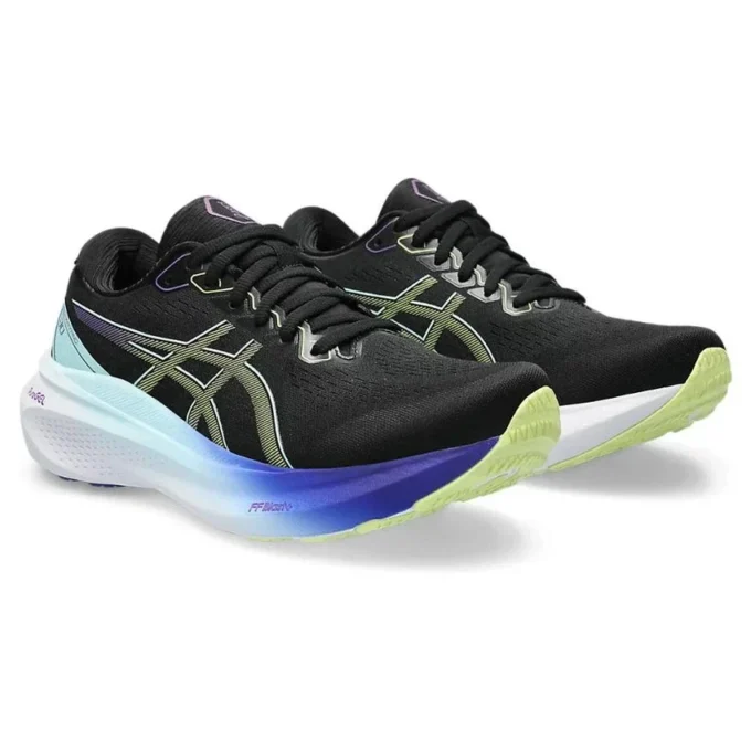Gel-Kayano 30 « Noir Bleu Glow Jaune »