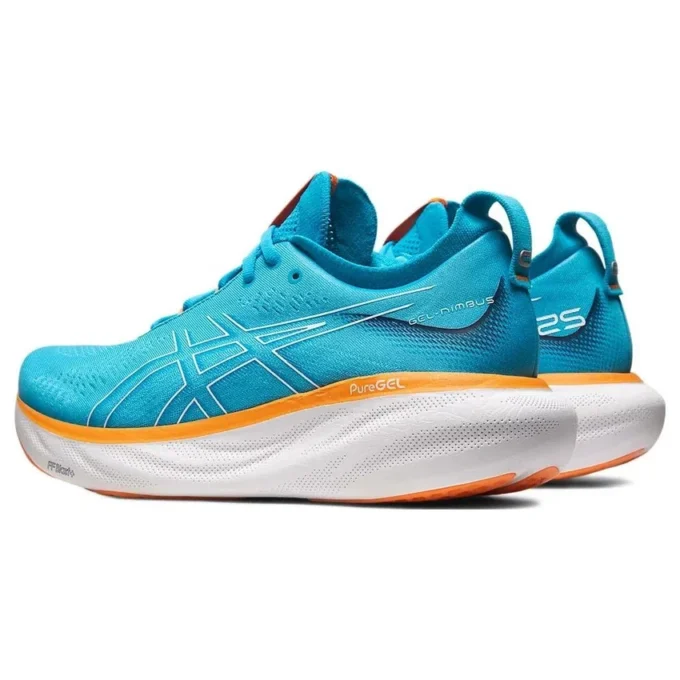 Gel-Nimbus 25 4E Wide « Island Blue »