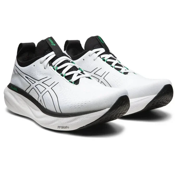 Gel-Nimbus 25 « Blanc Noir Vert »