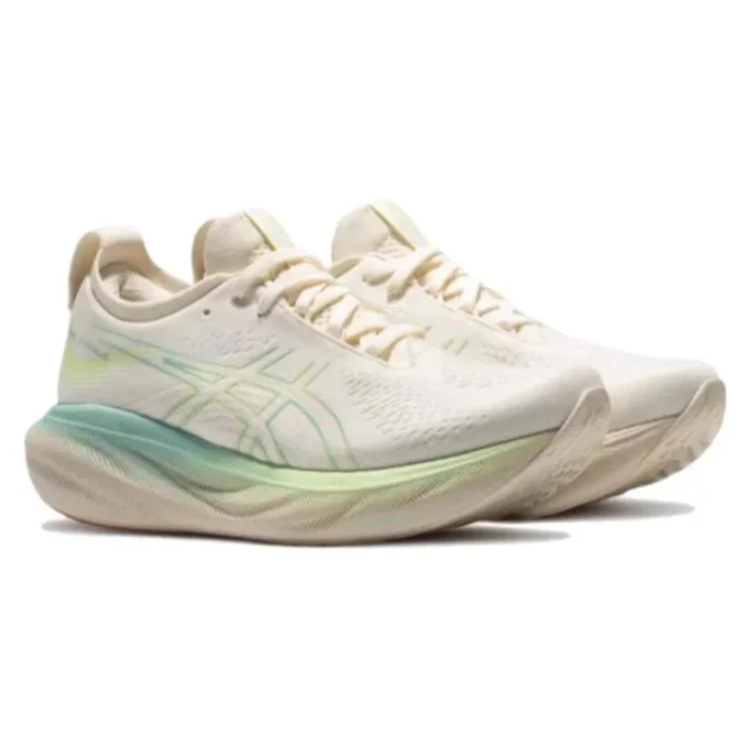 Gel-Nimbus 25 « Cream White Green »