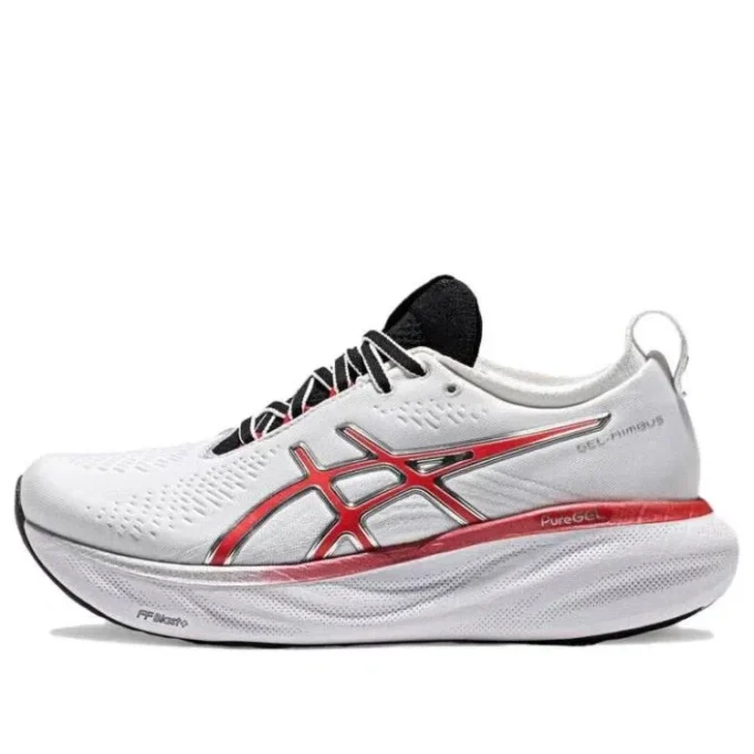 Gel-Nimbus 25 « White Classic Red »