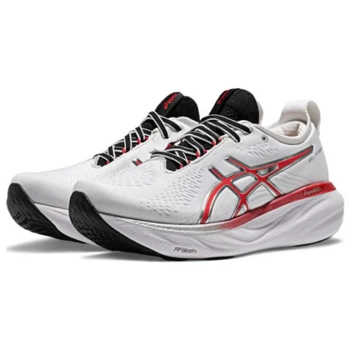 Gel-Nimbus 25 « White Classic Red »