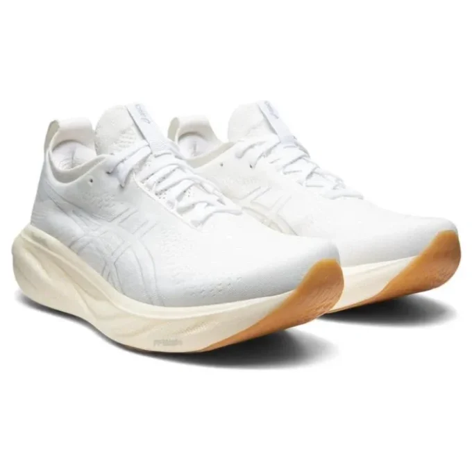 Gel-Nimbus 25 « White Silver »