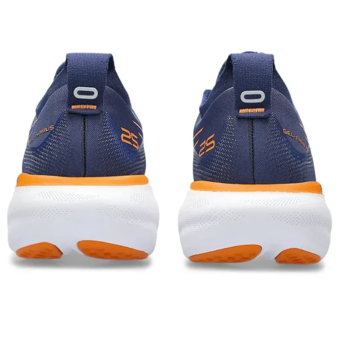 Gel-Nimbus 25 Wide « Deep Ocean Bright Orange »