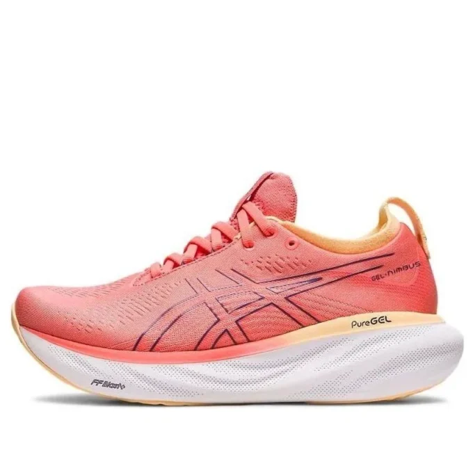 Gel-Nimbus 25 Wide « Papaya Dusty Purple »