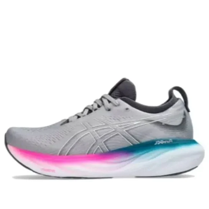 Gel-Nimbus 25 Wide « Sheet Rock Pink Rave »