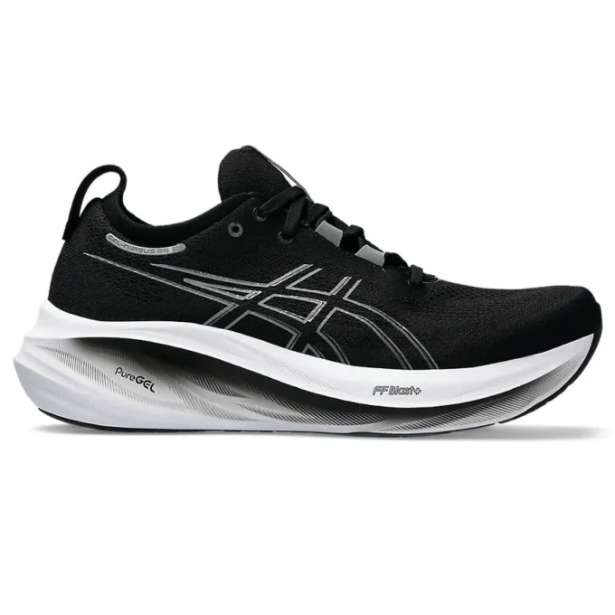Gel-Nimbus 26 4E Wide « Noir/Gris graphite »