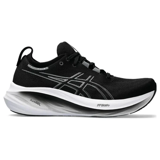 Gel-Nimbus 26 Wide « Black Graphite Grey »