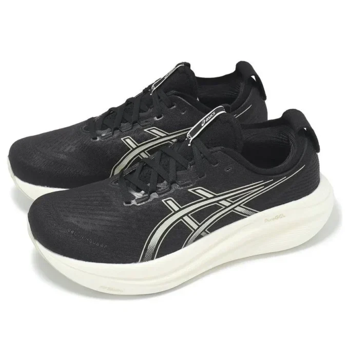 Gel-Nimbus 27 4E Extra Wide « Noir Beige »