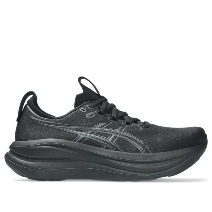 Gel-Nimbus 28 2E Wide « Noir/Gris graphite »