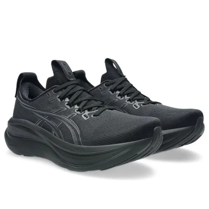 Gel-Nimbus 28 2E Wide « Noir/Gris graphite »