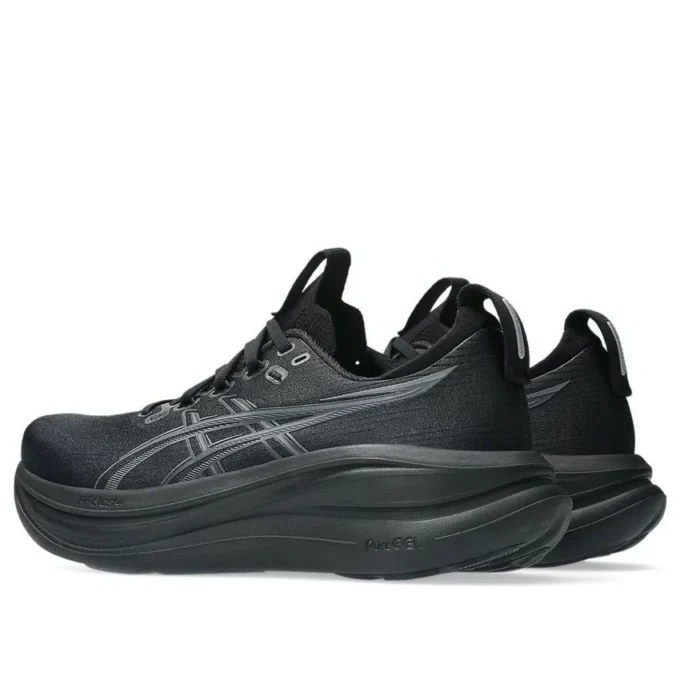 Gel-Nimbus 28 2E Wide « Noir/Gris graphite »