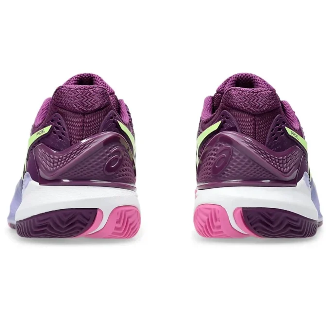 GEL-Resolution 9 Padel « Deep Mauve Lime Green »