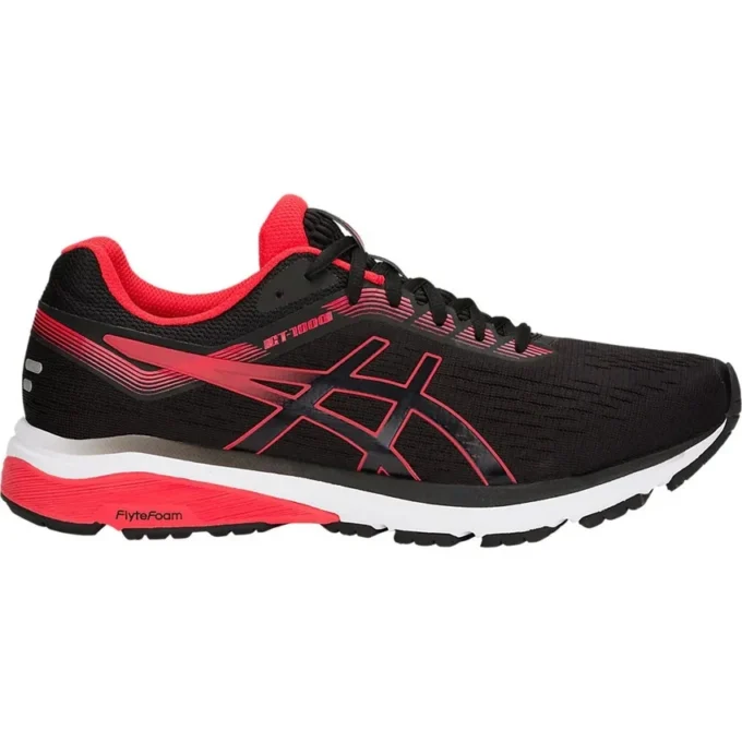 GT-1000 7 Baskets de course « Black Red »