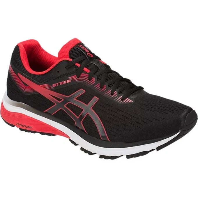 GT-1000 7 Baskets de course « Black Red »